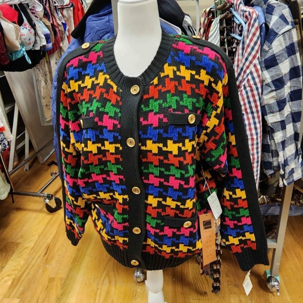 Carole Little large sweater jacket 0001